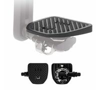 PP Pedal Plate | SPDX | Adapter compatible with Shimano SPD and Look X-Track clipless MTB pedals | Converts clipless into flat pedals | No cleats needed | Adding grip and comfort