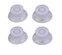 Pedal Protection Caps,4PC Multi Color LP Electric Guitar Volume Tone Knob Top Hat Straight Guitar Speed Control Knob Plastic (Color : 1, Size : 1) (Color : 1, Size : 1)