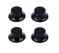 Pedal Protection Caps,4PC Multi Color LP Electric Guitar Volume Tone Knob Top Hat Straight Guitar Speed Control Knob Plastic (Color : 1, Size : 1) (Color : 10, Size : 1)