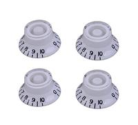 Pedal Protection Caps,4PC Multi Color LP Electric Guitar Volume Tone Knob Top Hat Straight Guitar Speed Control Knob Plastic (Color : 1, Size : 1) (Color : 2, Size : 1)