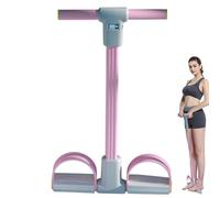 Pedal Puller - 6-Tube | Resistance Rope - Élastique Fitness Musculation | Tension Rope for Abdominal | Elastic Fitness A Pedal | 2026 Pro | Waist Arm Leg | Stretching | Yoga | Gray