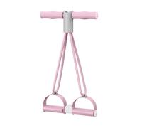 Pedal Puller - Pedal Ankle Puller Stretch Bands | 4 Tube Auxiliary Device Exercise Equipment Tension Rope For Waist Leg Arm Abdomen Slimming Fitness Training Workout Men Home Gym Stretching