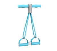 Pedal Puller Resistance Band, Fitness Bands, 4 Tube Tension Rope Auxiliary Device Sit up Exercise Equipment for Fitness Slimming Training Women Leg Arm Waist Abdomen Stretching Gym Home