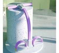 Pedal Puller Resistance Rope | Polyester Cotton Foam PP Tube 28.5 x 43 cm, Type C, Rechargeable | 2025 Improved Six Tube Pink Ab Training Leg Arm Fitness Equipment | Footped