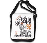 Pedal Pusher The Original Superfly Extreme Sport Rider Shoulder Bag White