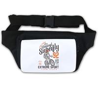 Pedal Pusher The Original Superfly Extreme Sport Rider Waist Bag Fanny Pack White