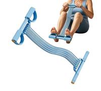 Pedal Resistance Band - 10-Tube Tension Rope, Adjustable Abs Exerciser, Multifunction Elastic Yoga Resistance Band, Sit-Up Training Equipment | For Women Adults Home Gym Pilates Abdomen Waist Arm Leg