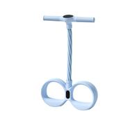 Pedal Resistance Band - 6-Tube Smart Tummy Trimmer, Adjustable Handle Design with Full-Body Workout, Strengthens Abs, Arms, Legs, Waist, Portable Exercise Device, for Home Fitness, Core, Stretching