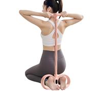 Pedal Resistance Band - 60x29cm Multifunctional Fitness Pedal Puller With Handle | 6 Elastic Tubes, Full-Body Workout For Abdomen, Arms, Legs, Waist | Home Gym, Yoga, Pilates