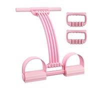 Pedal Resistance Band: 8 Tubes Adjustable Natural Latex Multifunctional Training Rope, Gym For Shaping Whole Body Fat Loss | Exercise Accessory