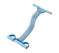 Pedal Resistance Band - Elastic Adjustable 10 Tube, Tension Rope Abs Exerciser, Multifunction Yoga Fitness Trainer for Full Body Strength Training, Resistance Band for Home Gym Pilates Workout Use