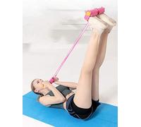 Pedal Resistance Band Elastic Pull Rope Fitness Equipment for Abdomen Sit-up Bodybuilding Expander Home Yoga Workouts Fitness Equipment-Pink Uptodate