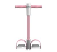 Pedal Resistance Band - Exercise Bands with Handles | 4 Tube Sit Up Pull Rope Fitness Pedal Pull Rope | Workout and Yoga Strap for Home Fitness, Physical , Strength Training, Weight Loss