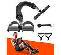 Pedal Resistance Band,Exercise Bands with Handles, Elastic Sit up Pull Rope for Waist,Arm,Leg Training, Multi Function Rope Equipment for Home Fitness