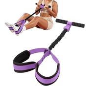 Pedal Resistance Band - Latex Adjustable Multifunctional Strap with Handle | Resistance Foot Pedal - For Indoor/Outdoor Exercises, Strength Training, Legs, Arms, Full Body