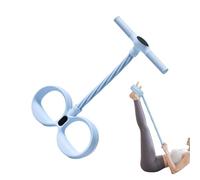 Pedal Resistance Band | Multifunctional Abdominal Muscle Trainer with 6 Tubes and Digital Counter Resistance Band with Yoga Pedal, for Tightening Waist, Stomach and Foot