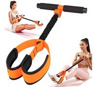 Pedal Resistance Band, Multifunctional Pedal Resistance Band, Abdominal Trainer for Home, Resistance Band with Handle, Abdominal Trainer Band, Versatile Training Device for Abdomen, Arms and Legs, 70