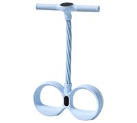Pedal Resistance Band - TPE Pedal Puller 6 Tube Elastic Design | Multifunctional Full Body Workout Trainer with Handles Fitness Tension Rope for Abdomen, Waist, Arms, Legs, Yoga, Pilates