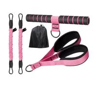 Pedal Resistance Band with Handle, 27.2-13.6 kg, Adjustable Fitness Equipment, Resistance Bands with Handle for Women, for Gym, Yoga and Sit-Up Exercises