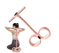 Pedal Resistance Band with Handle - 6 Multifunctional Tube Elastic Bands for Abdominals with Digital Counter | Sit Up and Pull Rope, for Slimming Toning Abdominal Arms