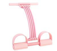 Pedal Resistance Band with Handle 8 Tube Adjustable Pull Trainer for Full Body Workout, Fitness Bands for Home Gym, Legs, Arms, Core Training, Pedal Resistance Band