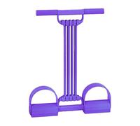 Pedal Resistance Band with Handle, 8-Tube Latex Adjustable Band with Handle - Efficient Home Workout Equipment - for Strength Builder Gym Fitness Exercise Indoor Outdoor Full Body Stretching Leg