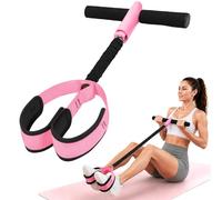 Pedal Resistance Bands with Handle, 55Lbs Exercise Bands Resistance Women