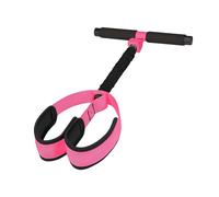 Pedal Resistance Bands with Handle Sit Up Exercise Equipment for Women Men Foot Puller Stomach Ab Workout Toner Home Gym Strength Training Yoga Portable Abdominal Muscle Device