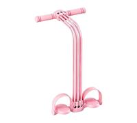 Pedal Resistance Bands With Handles, Secure Barefoot Workouts, 55 * 33cm, Multifunction Tension Rope Elastic Fitness Band, Full Body Workout Tool, Comfort Handles, For Home Gym Yoga Exercise Strength