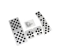 Pedal Set For Civic 2006-2011 LHD Aluminum Pads Set Gas Accelerator Brake Footrest AT/MT Car Pedal Cover(MT WITH REST)