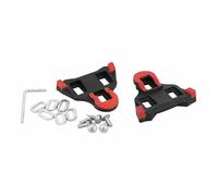 Pedal spacer P2R compatible with Shimano road SPD-SL fixed 0° black-red (pair)