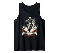 Pedal Through the Pain Mountain Biker Tank Top