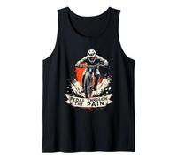 Pedal Through THE Pain Mountain Biker Tank Top