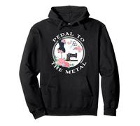 Pedal To The Metal Funny Sewing Vintage Quilting Machine Pullover Hoodie