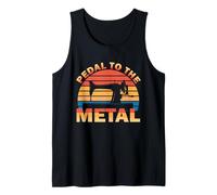 Pedal to The Metal Funny Sewing Vintage Quilting Machine Tank Top