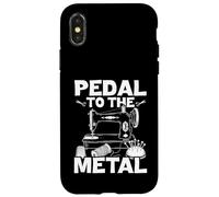 Pedal To The Metal Sewing Lover Gifts quilter quilting women Case for iPhone X/XS