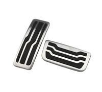 Pedal Transmission Stainless Steel Car Pedals For Everest For Ranger 2016-2023 AT MT Parts Accessories(2Pcs AT)