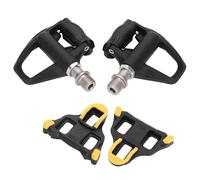 Pedales de bicicleta estables, pedales de bicicleta de carretera eficientes, plataforma de ciclismo con bloqueo automático con tacos para reparación y reemplazo de bicicletas,