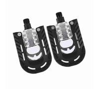Pedals, 1 Pair Foldable Pedals, Aluminium Alloy Wide Tread Pedals, Replacement Part with Skid Resistant Flat Pedals Raceface Pedals for Mountain, Road Car