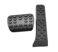 Pedals Accelerator Gas Brake Footrest Non-slip Cover Pads For Benz C E S GLC GLE GLS CLS Class W205 W213 X253 W167 vehicle interior foot rest(Black)