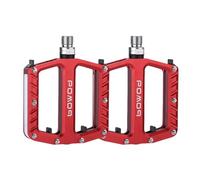 Pedals | Flat Aluminum Pedal with 3 Sealed Shaft | Waterproof Flat Pedal LED Light Up Pedals for E, City, Road