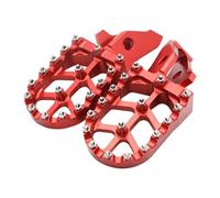 Pedals Footpegs Motocross Universal Foot Pegs Rest Footpegs Bracket For Sur-Ron For Sur Ron For Surron For Ultra For Bee For UB(Red)
