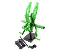 Pedals For GROM MSX125 2012-2016 Adjustable Aluminum Motorcycle Rearset Footrest Footpeg Rear Set Pedal Foot Peg(GREEN)