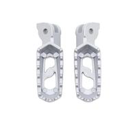 Pedals For Multistrada V4/ V4S/ RS For Pikes For Peak For Rallly For Multistrada V2 V2S Motorcycle Front Rear Footrest Foot Pegs Pedals Passenger Driver Footpeg Pedal(Silver No Cover)