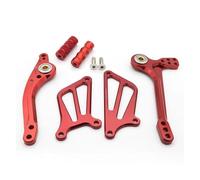 Pedals For Suzuki SV650 SV 650 S 2015 2026 2017 2018 Aluminum Motorcycle Rearset Footrest Footpeg Brake Gear Shift Shifter Lever Wing(RED)