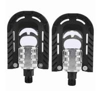 Pedals, Raceface Pedals Flat Pedals with Skid Resistant 1 Pair Foldable Pedals, Aluminium Alloy Wide Tread Pedals, Replacement Part for Mountain, Road Car