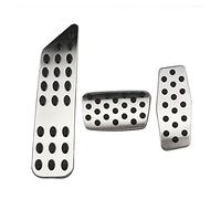 Pedals Replacement forC&hevrolet C&ruze T&rax M&alibu For O&pel M&okka 2013-2015 A&STRA J I&nsignia Car Pedals Pedal Pad Cover (Size : 3Pcs AT With Rest)(3Pcs AT With Rest)