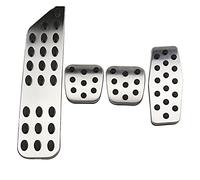 Pedals Replacement forC&hevrolet C&ruze T&rax M&alibu For O&pel M&okka 2013-2015 A&STRA J I&nsignia Car Pedals Pedal Pad Cover (Size : 3Pcs AT With Rest)(4Pcs MT With Rest)