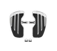 Pedals Rider Floorboards Driver Passenger Footboard Front/Rear Foot Rest Pedal Wide Footrest For Indian For Scout Sixty For Rogue Twenty For Bobber(Chrome For Passenger)