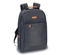 PEDEA business laptop backpack "Elegance" for notebooks with screens up to 17.3 inches (43.9 cm); shoulder bag with shoulder strap and compartment for tablets up to 11 inches (27.96 cm), grey